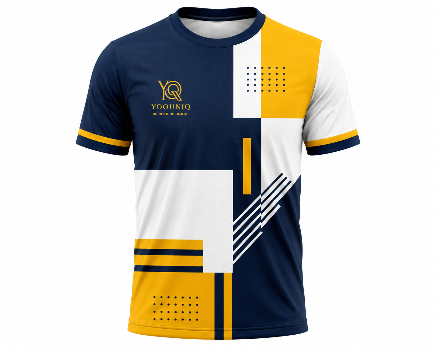 Navy Gold Sports Jersey